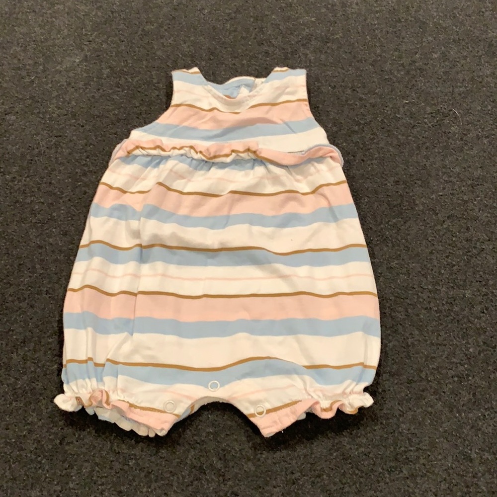 Striped romper